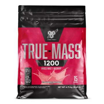 TRUE MASS 1200 Strawberry Milkshake - 4800G