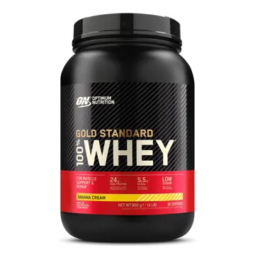 GOLD STANDARD 100% WHEY Banana Cream - 900G