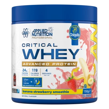 CRITICAL WHEY Chiquita Banana Strawberry Smoothie - 132G