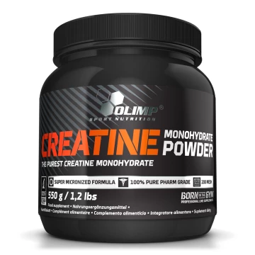 CREATINE MONOHYDRATE POWDER Saveur neutre - 550G