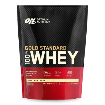 GOLD STANDARD 100% WHEY Vanilla Ice Cream - 450G